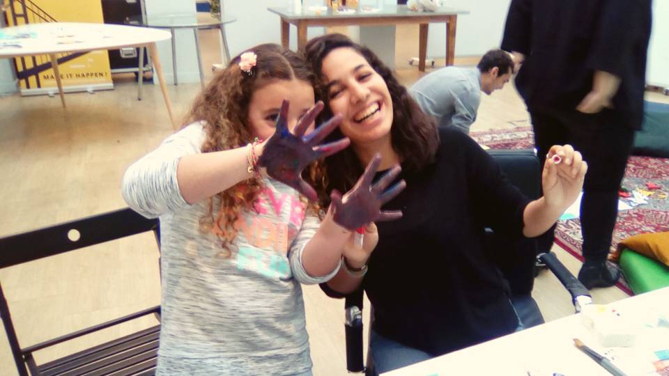 Un Smartsitting main peinte